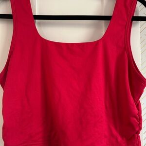 SHEIN Bold Red Tank Top